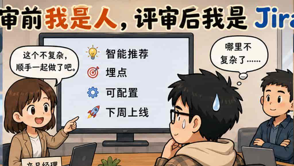 需求评审前我是人，评审后我是 Jira 里的任务