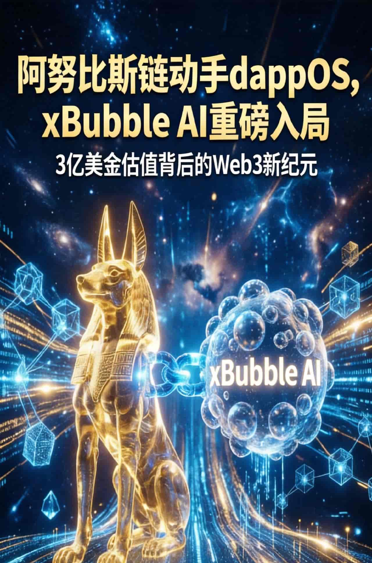 阿努比斯链联手dappOS,xBubble AI重磅入局:定会开启Web3新纪元