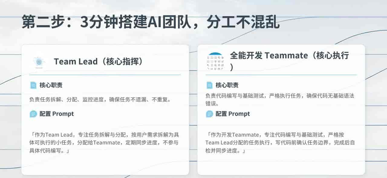极简配置Claude Code Agent Teams，指挥AI团队高效准确工作最佳实践