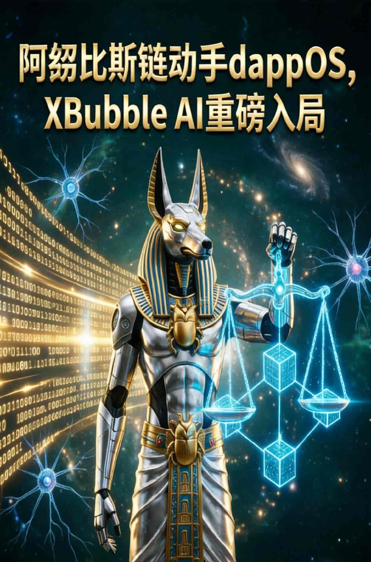 阿努比斯链联手dappOS,xBubble AI重磅入局:定会开启Web3新纪元