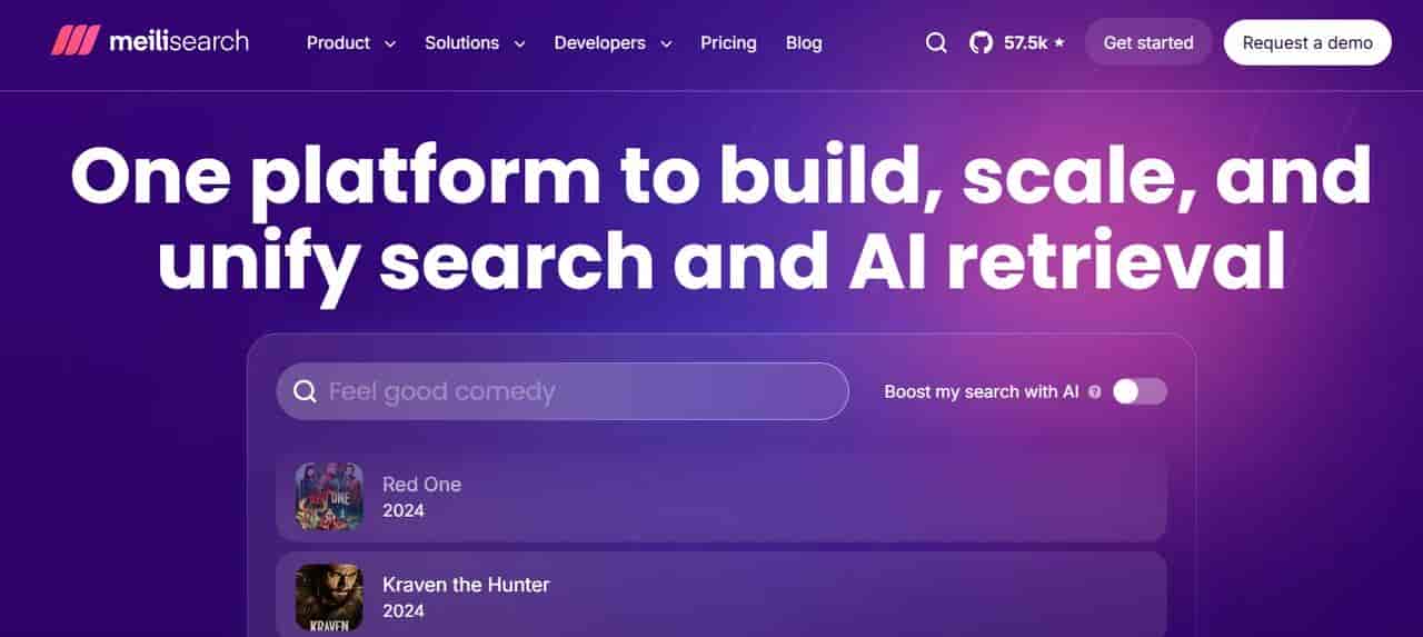 MeiliSearch:为应用注入 AI 动力的极速开源搜索引擎