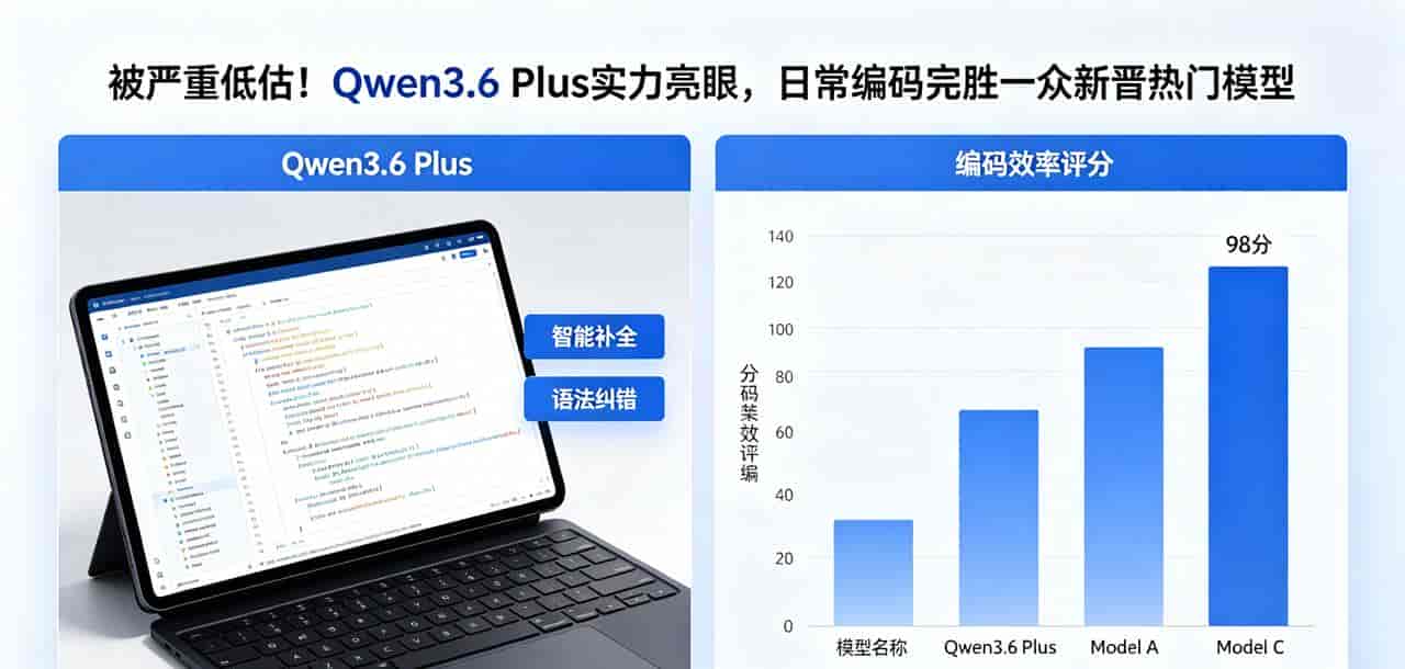 被严重低估！Qwen3.6 Plus实力亮眼，日常编码完胜一众新晋模型