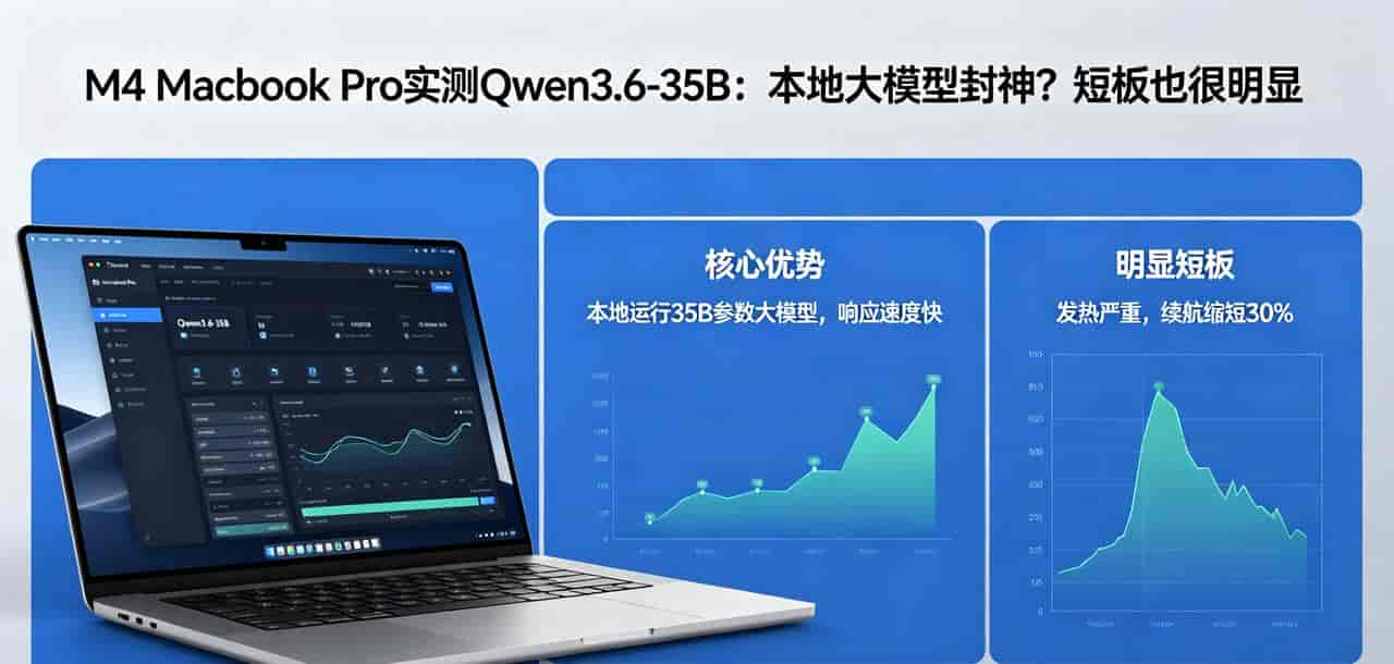 M4 Macbook Pro实测Qwen3.6-35B：本地大模型封神？短板也很明显