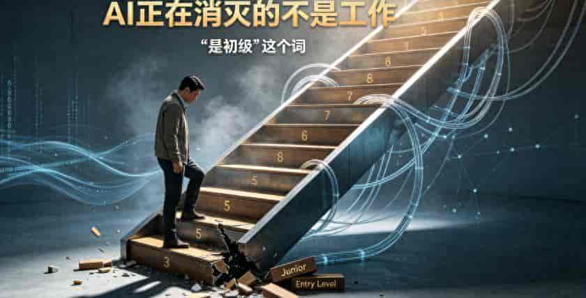「AI 消灭的不是工作,是『初级』」—当职业阶梯的底部被一脚踢飞