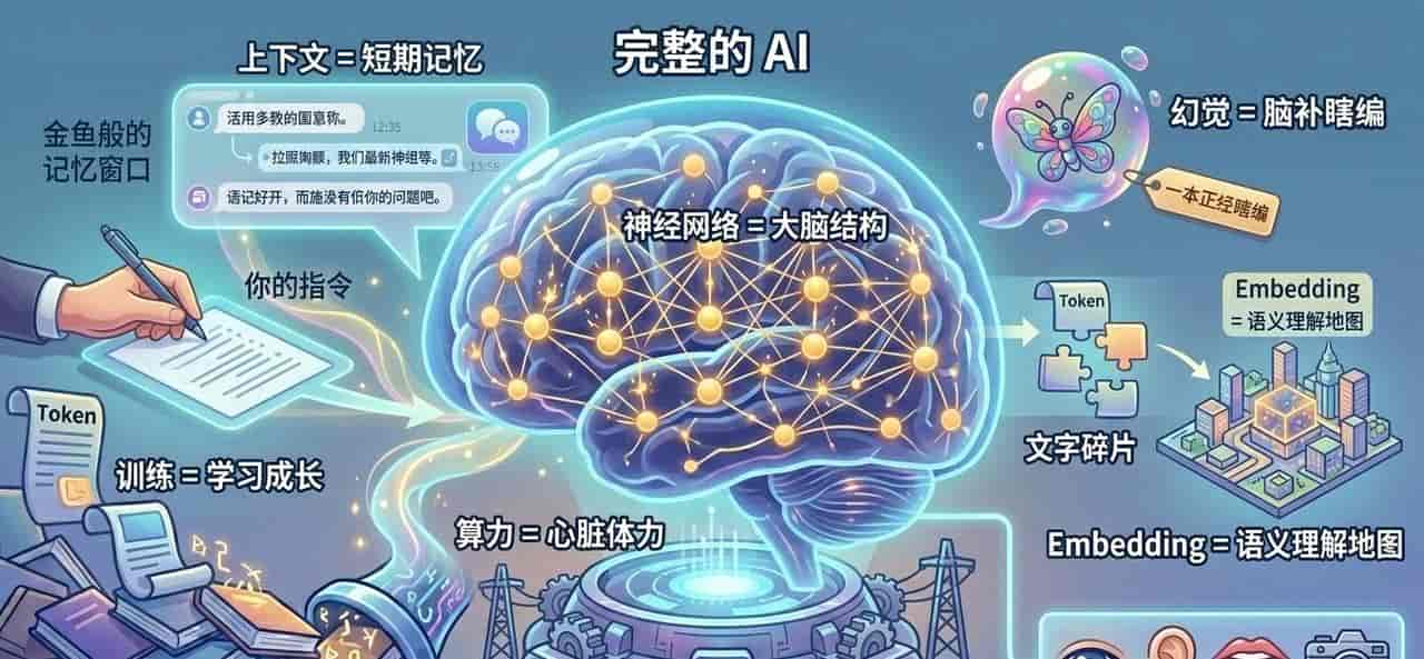 大白话聊AI:普通人也能一眼看懂的 AI 核心概念