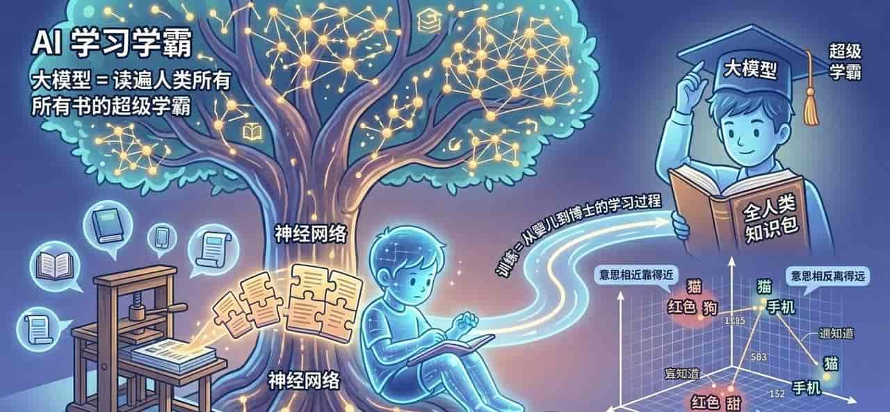 大白话聊AI:普通人也能一眼看懂的 AI 核心概念