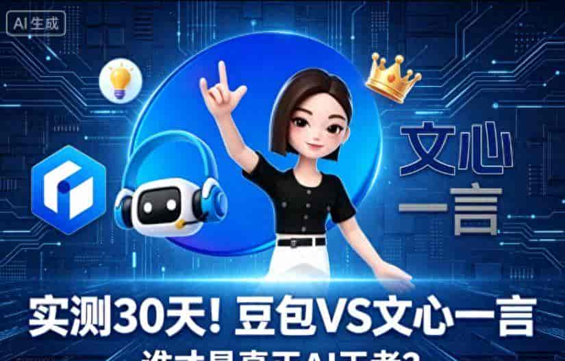 实测30天!豆包vs文心一言,免费版差距大到离谱|打工人必看