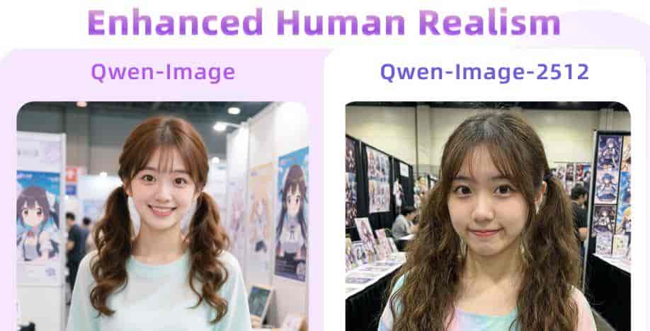 阿里通义新年礼:开源Qwen-Image-2512告别乱码与塑料感
