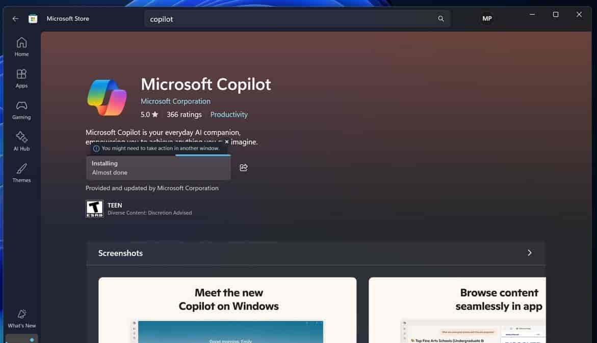 第 599 期：Windows 11 的新版 Copilot 包含了完整的 Edge 套件