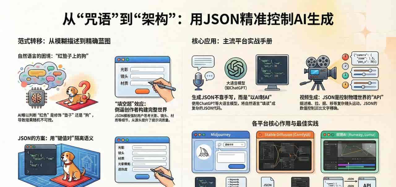 大模型的“母语”竟是代码?一篇讲透JSON提示词的“硬核”玩法