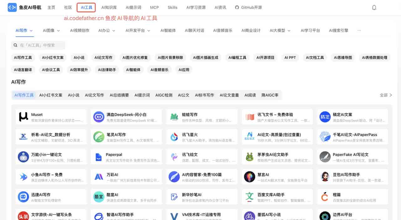 鱼皮 AI 导航网站,突然起飞了!