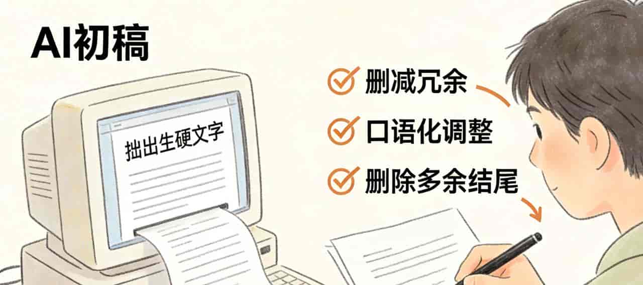 我用AI写文的3个修改技巧，高效去“机器味”，让内容更像人写的