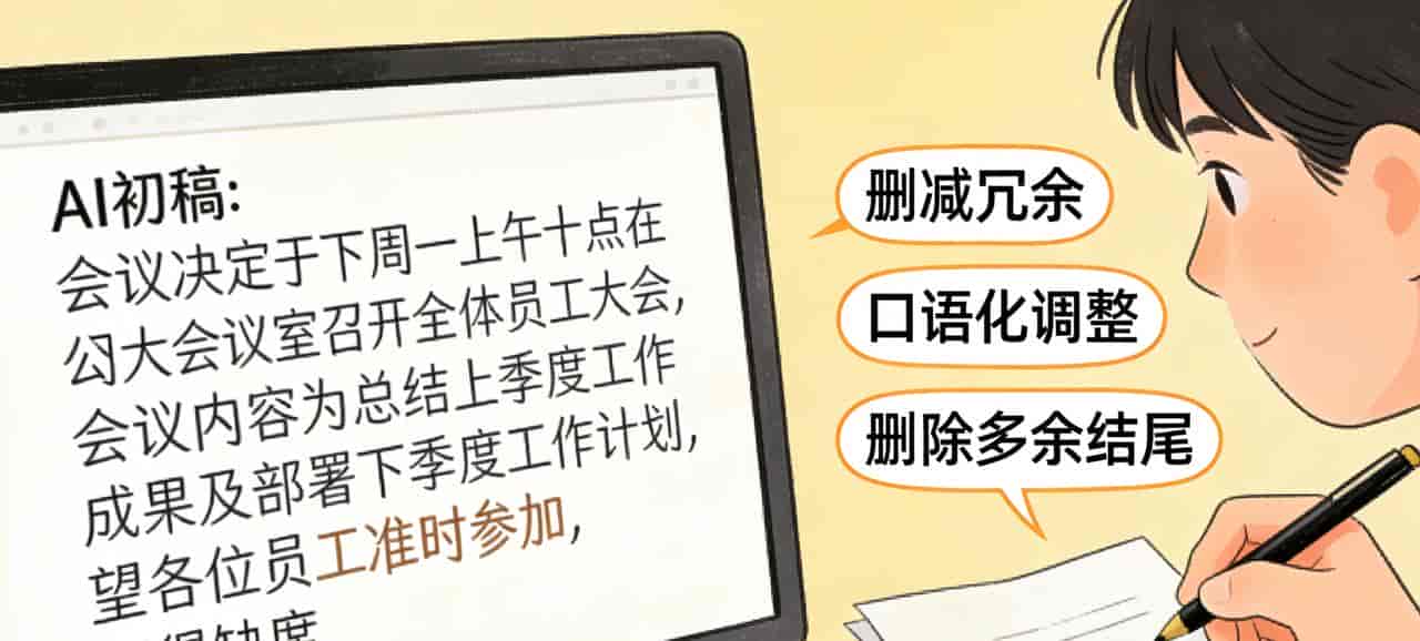 我用AI写文的3个修改技巧,高效去“机器味”,让内容更像人写的