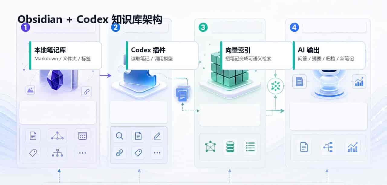 用 Codex 搭建 Obsidian 个人知识库:从安装到实战