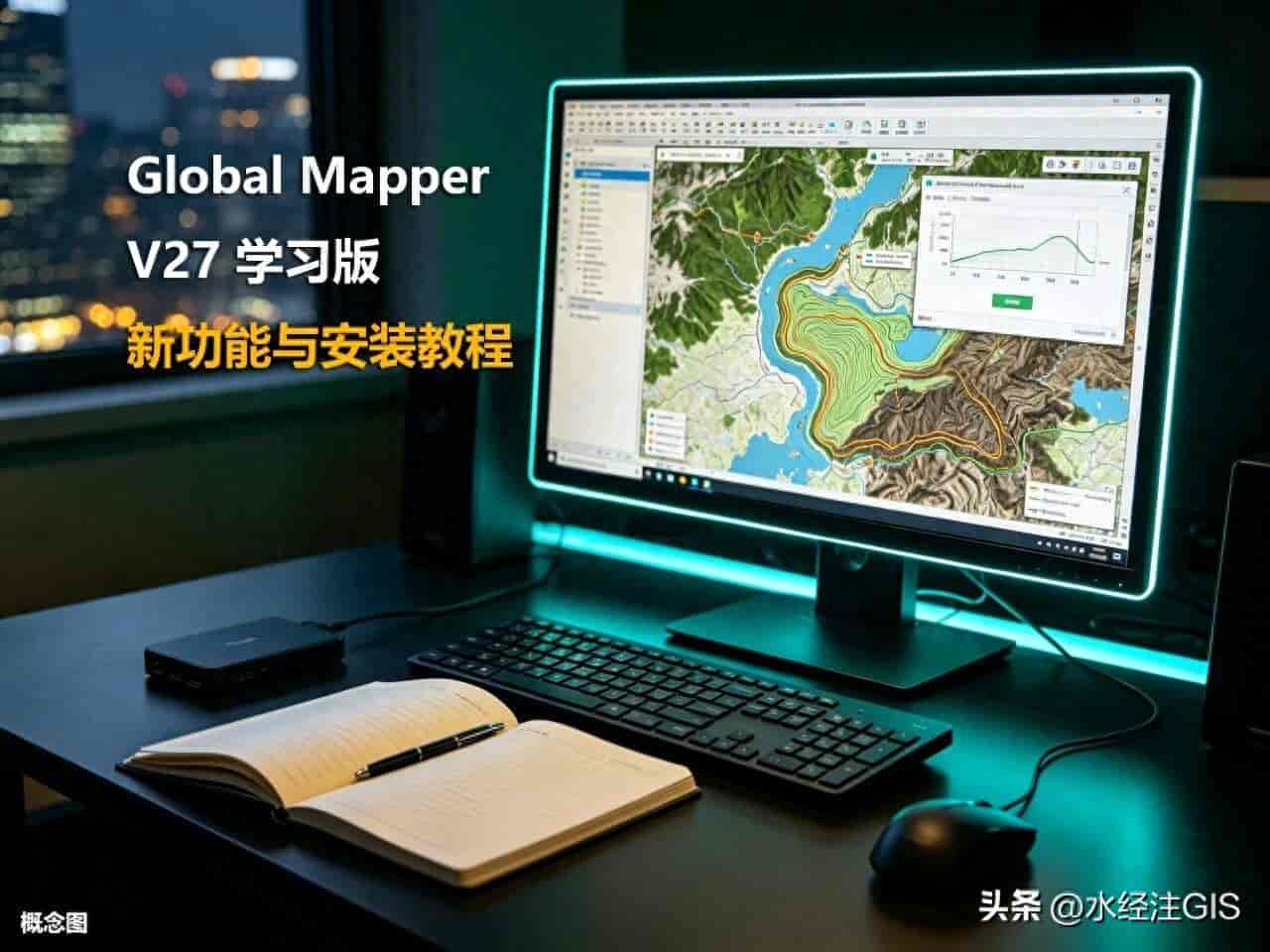 Global Mapper 27 学习版新功能与安装教程