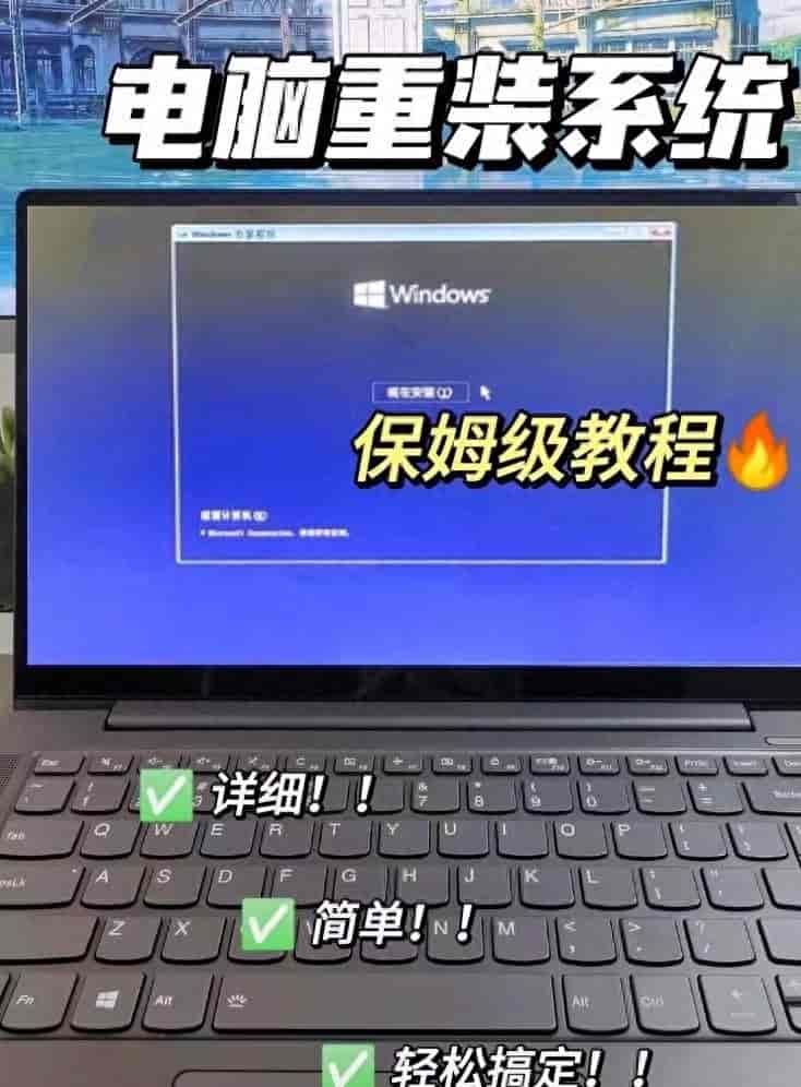 电脑系统安装全程教学:从0基础到一次成功,新手跟着步骤做就行