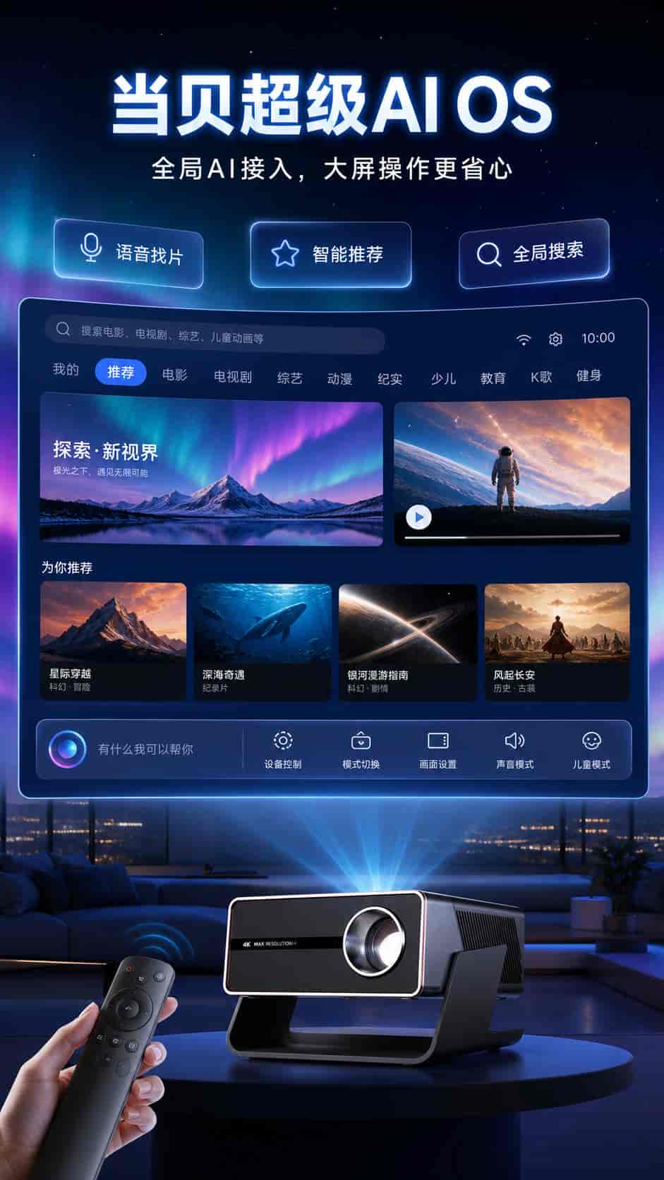 我用 Codex 做了一组投影仪详情页,真正难的不是出图是把图调清楚