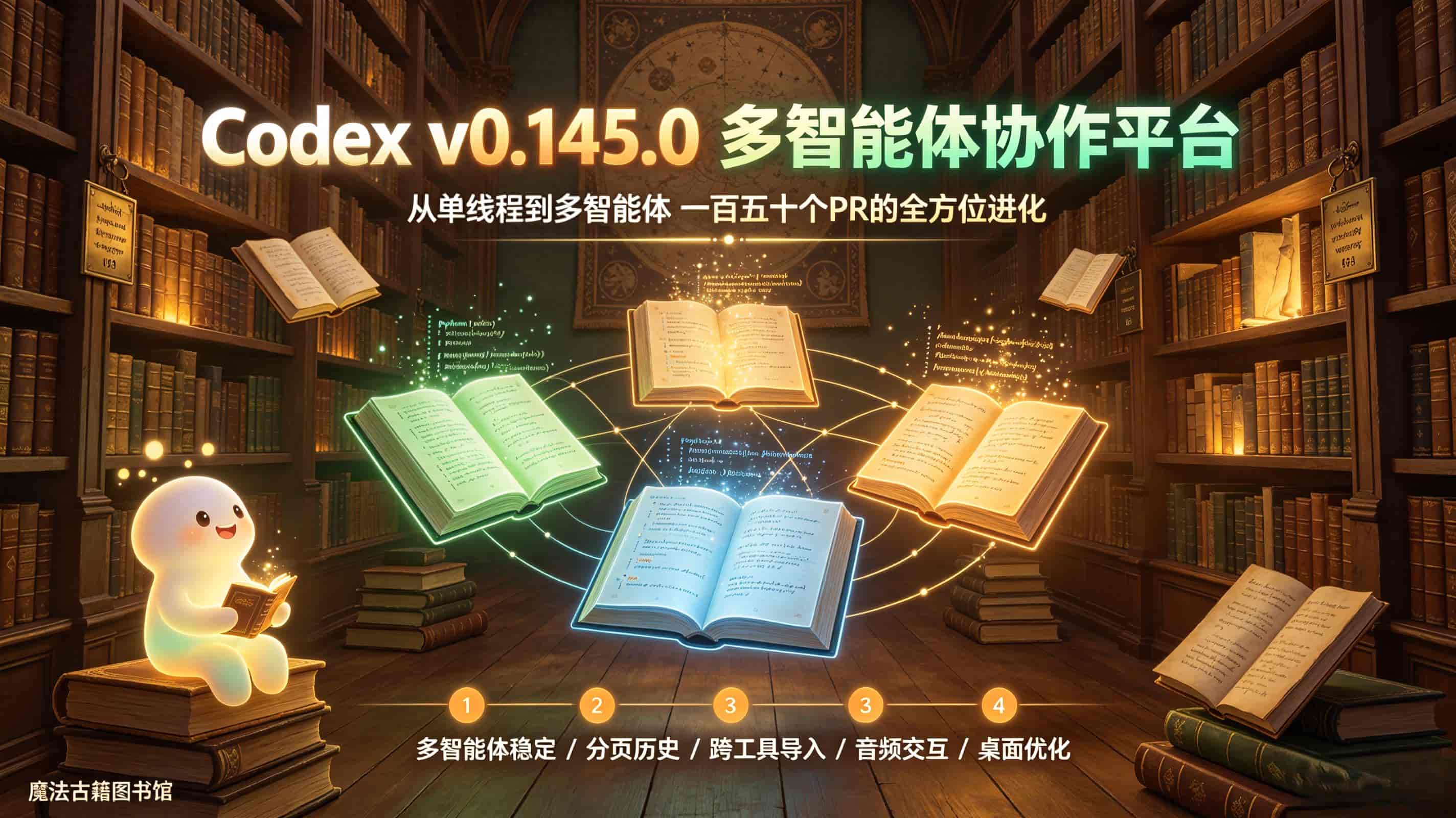Codex更新v0.145.0:150个PR迭代,多智能体正式稳定