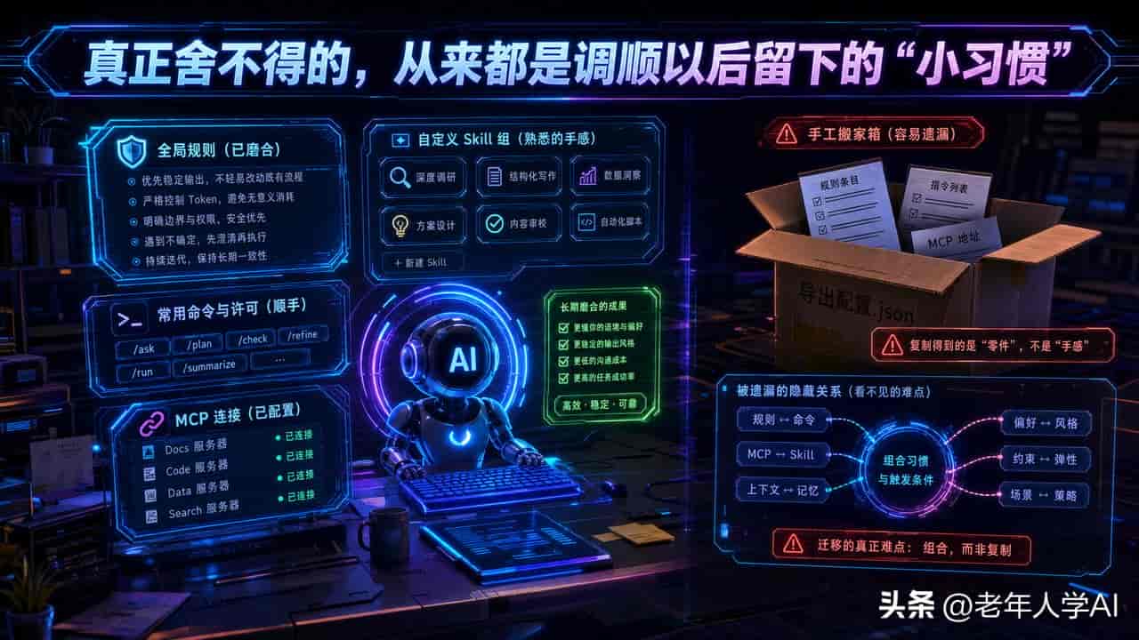 Claude Code、Codex 配置别重抄!Hermes 1 条命令迁走规则 Skill 和 MCP