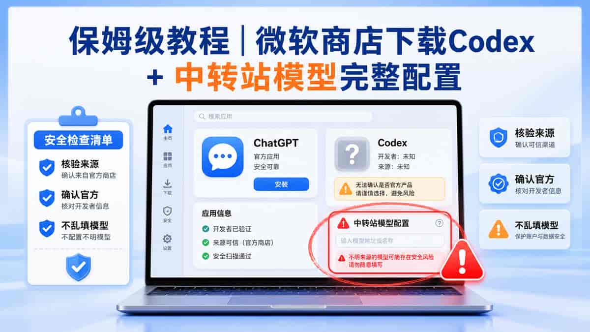 Windows安装Codex前,先避开两个坑