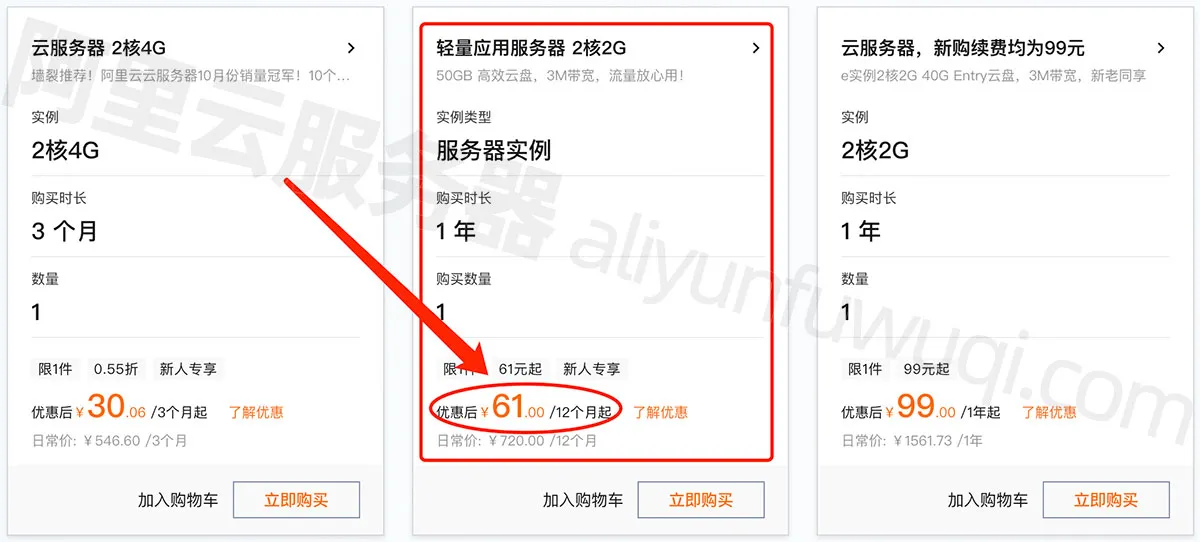 2025阿里云服务器优惠与代金券领取 — ECS & 轻量优惠价格表