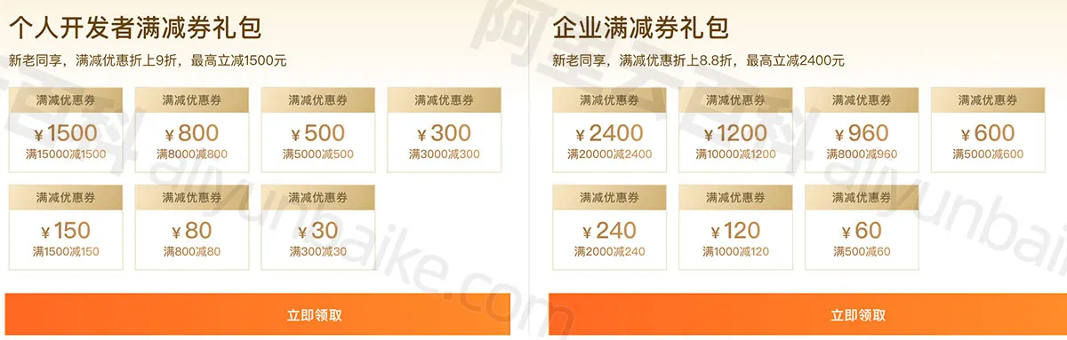 2025阿里云双11领取代金券｜优惠券 & 优惠码领券中心