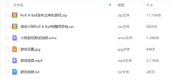 unity3d滚动小球 unity3d简单游戏源码、素材 unity小游戏
