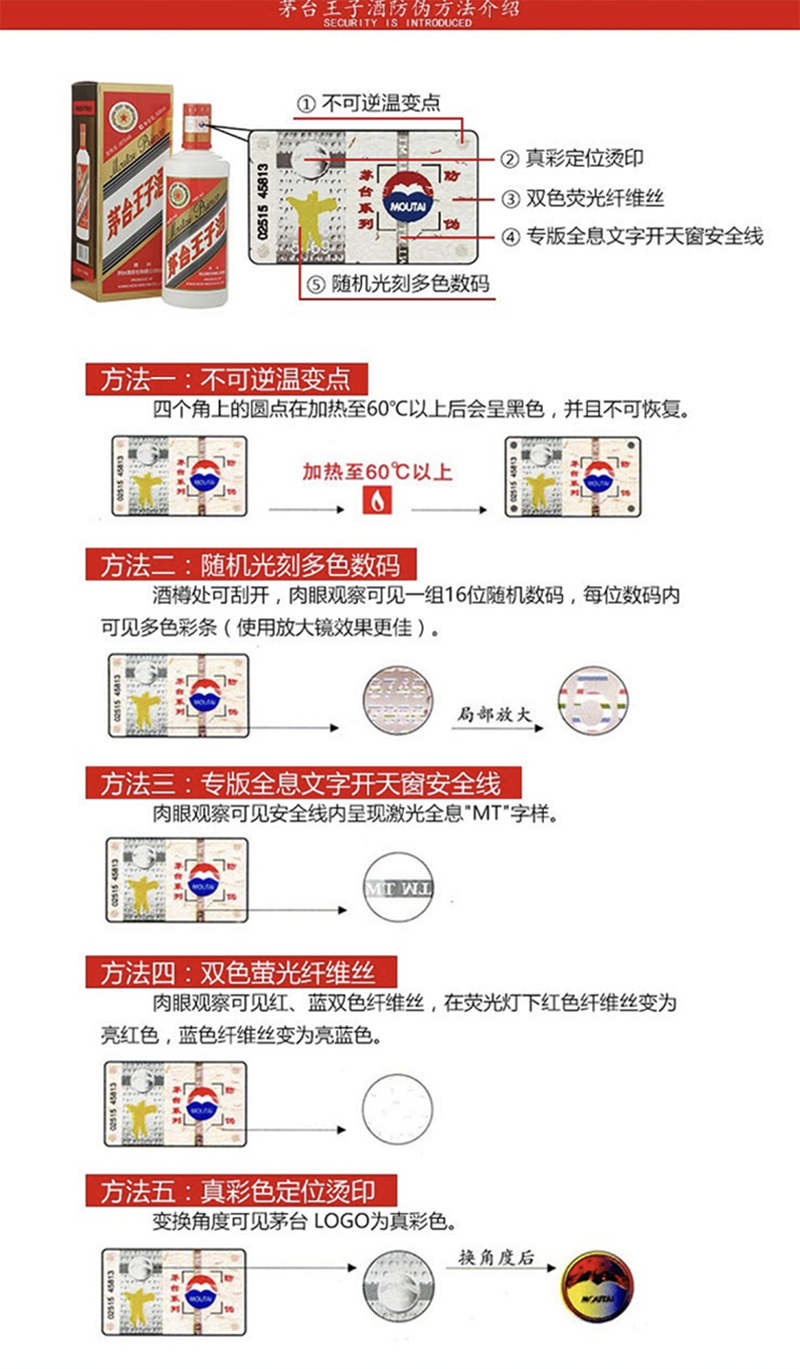 53度茅台珍品王子酒500ml原箱装酱香型国产高度白酒请客送礼正品
