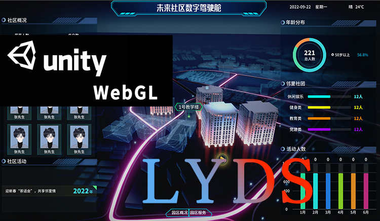 Unity_WebGL开发源码可视化场景动态科技风（二）#已购（一）半价
