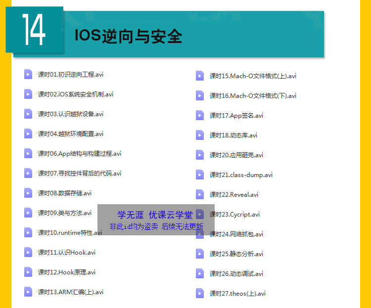iOS开发课程2023swift5源码项目实战苹果app开发Object-C视频教程