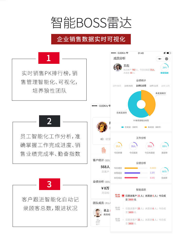 AI智能名片小程序微名片获客电子名片CRM客户管理系统带后台源码