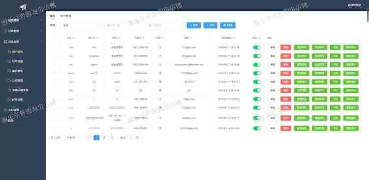 vue后台模板前端开发后台管理系统页面elementui项目源码代码web