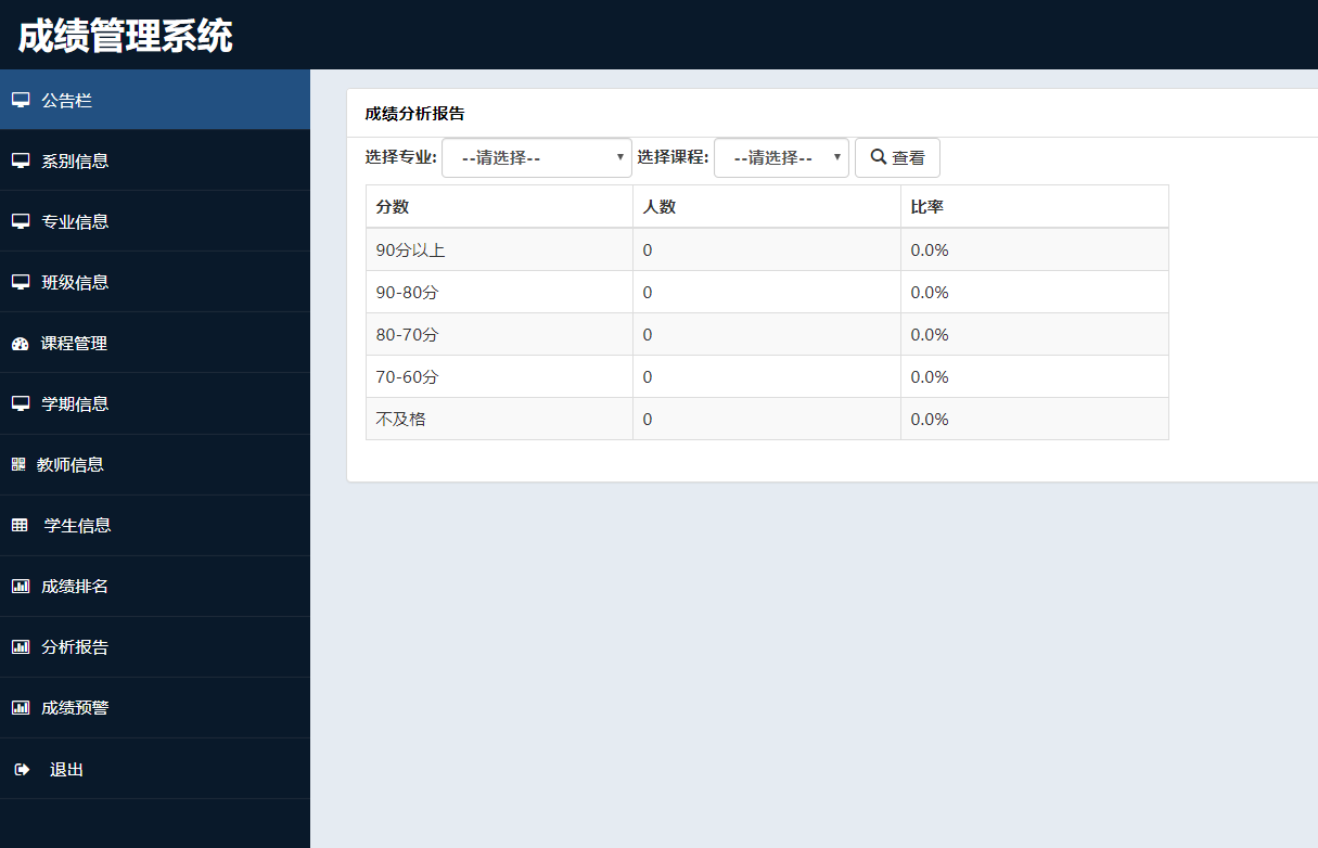 java学生成绩管理系统源代码 jsp成绩管理系统项目设计源码带文档