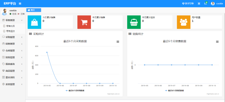 java进销存系统仓库管理ERP系统源码 springboot学习资料