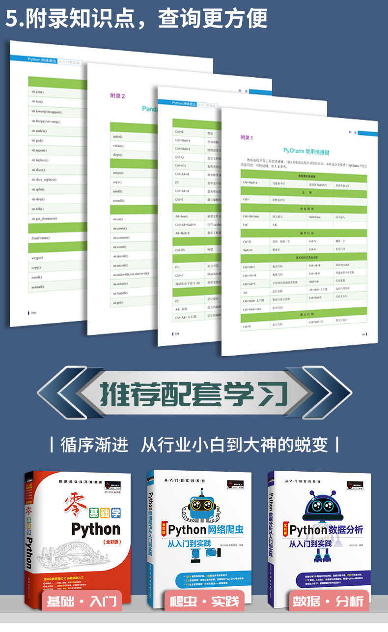 Python网络爬虫从入门到实践(全彩) 数据爬取 全部源码 技术支持