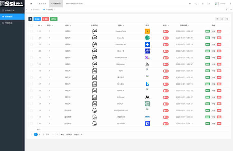 2023全新UI的网址导航系统源码基于Thinkphp6框架PHP网址目录源码