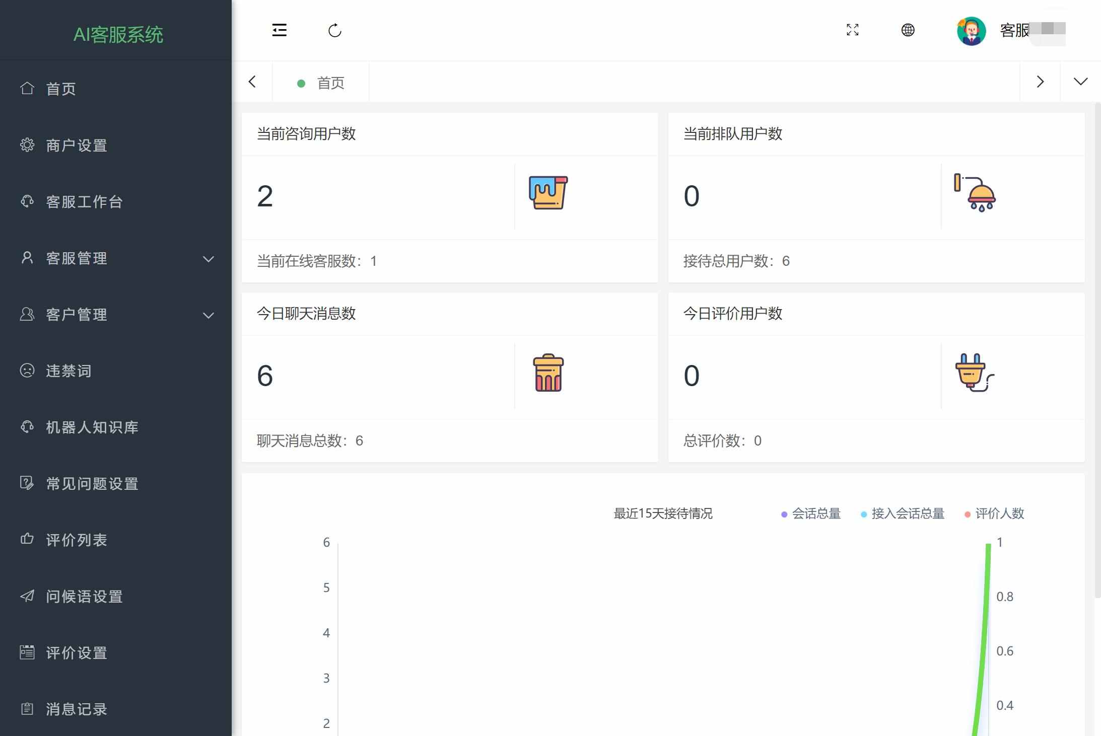 PHP在线客服系统源码 加固修复语音https版 用户智能分流
