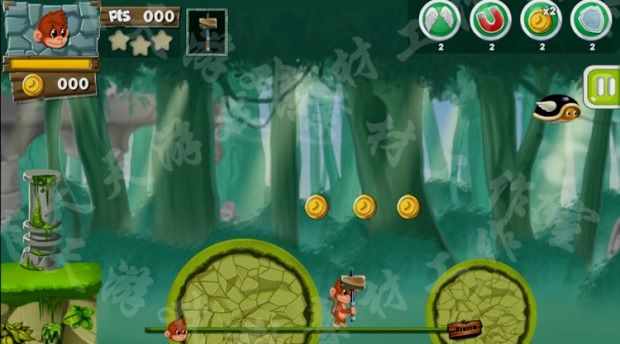 MonkeyIsland 2D过关-小游戏-冒险岛-完整模板-Unity源码