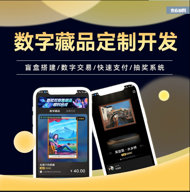 十八麦盒数字艺术品龙之岛app平台系统软件开发 成品H5源码部署