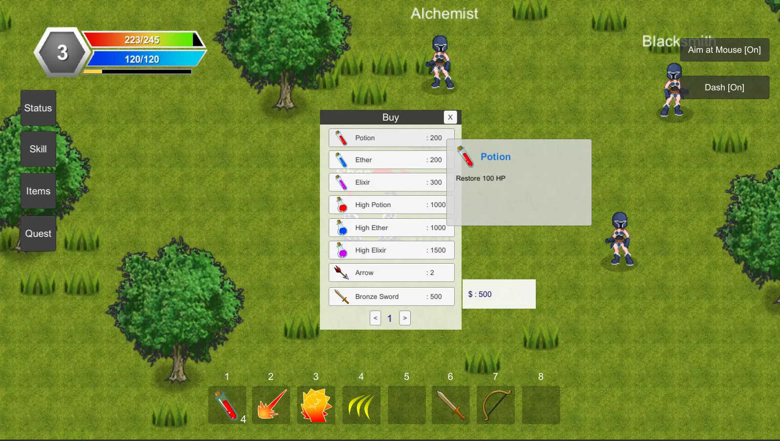 Unity 2D Action-RPG Kit 1.0 包更新 RPG游戏源码模版