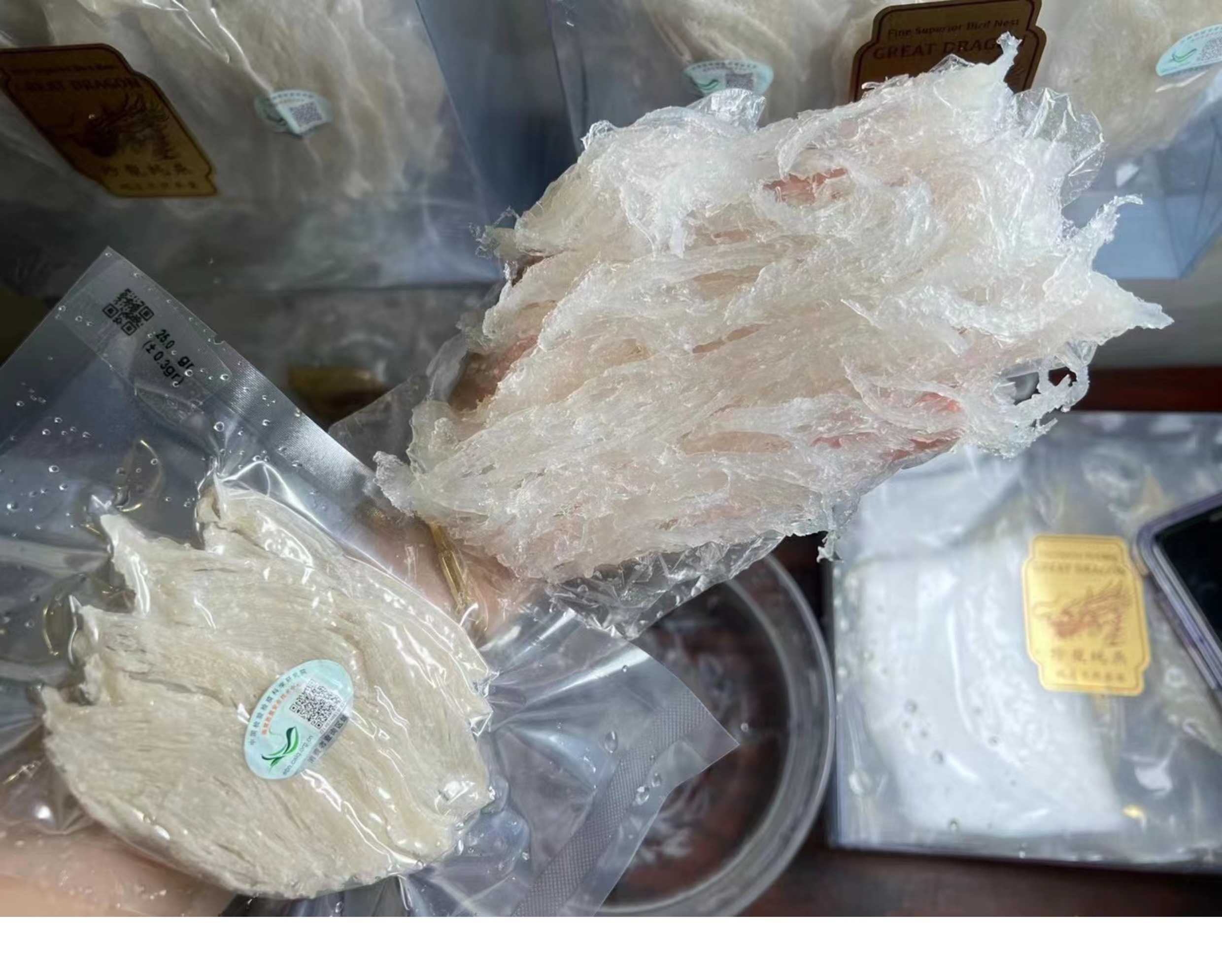 CAIQ溯源码正品马来西亚干燕窝大燕盏孕妇官燕纯干挑干盏燕条盏条