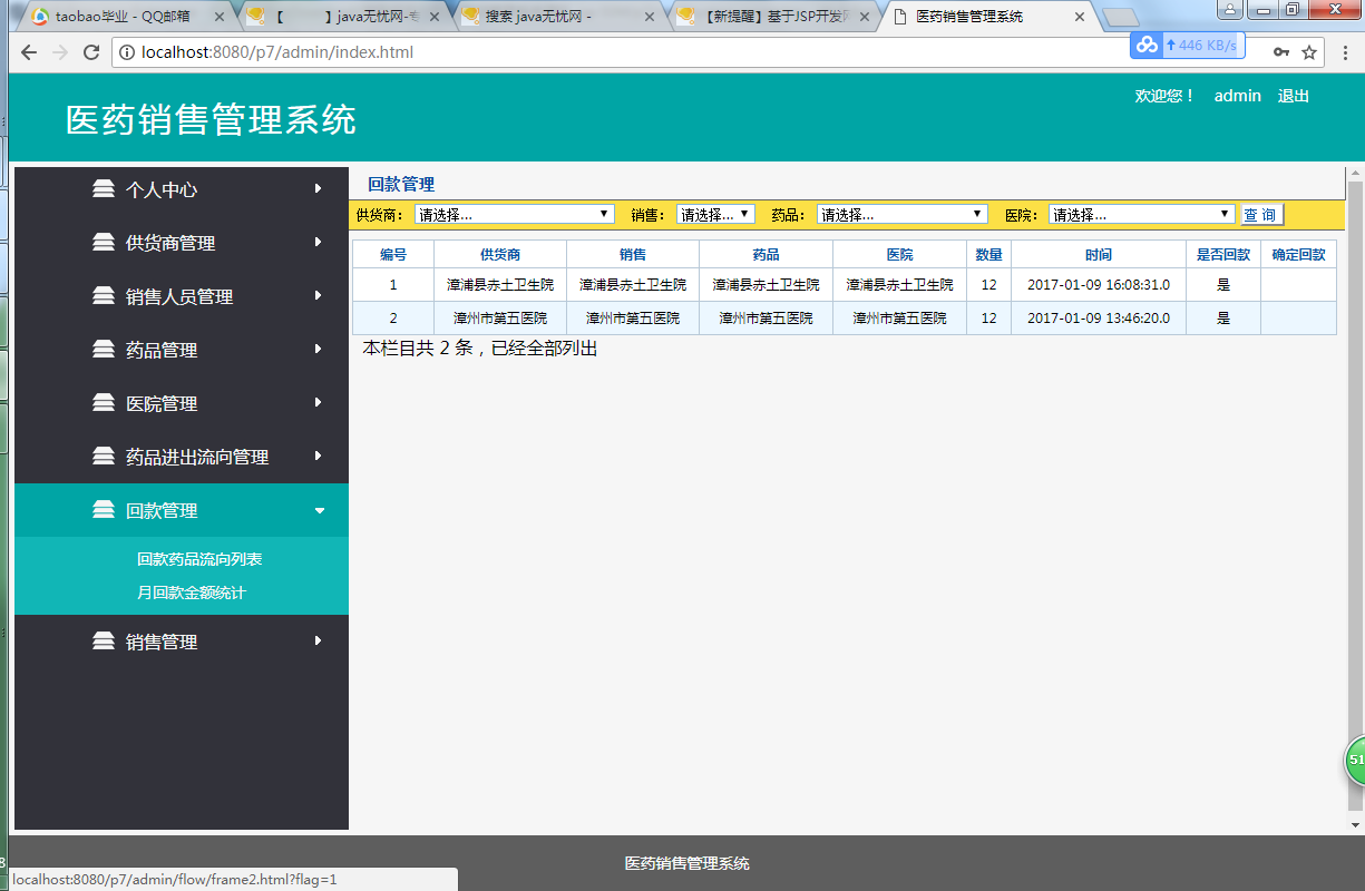 java ssm 药店管理系统源代码jsp项目设计源码文档mysql