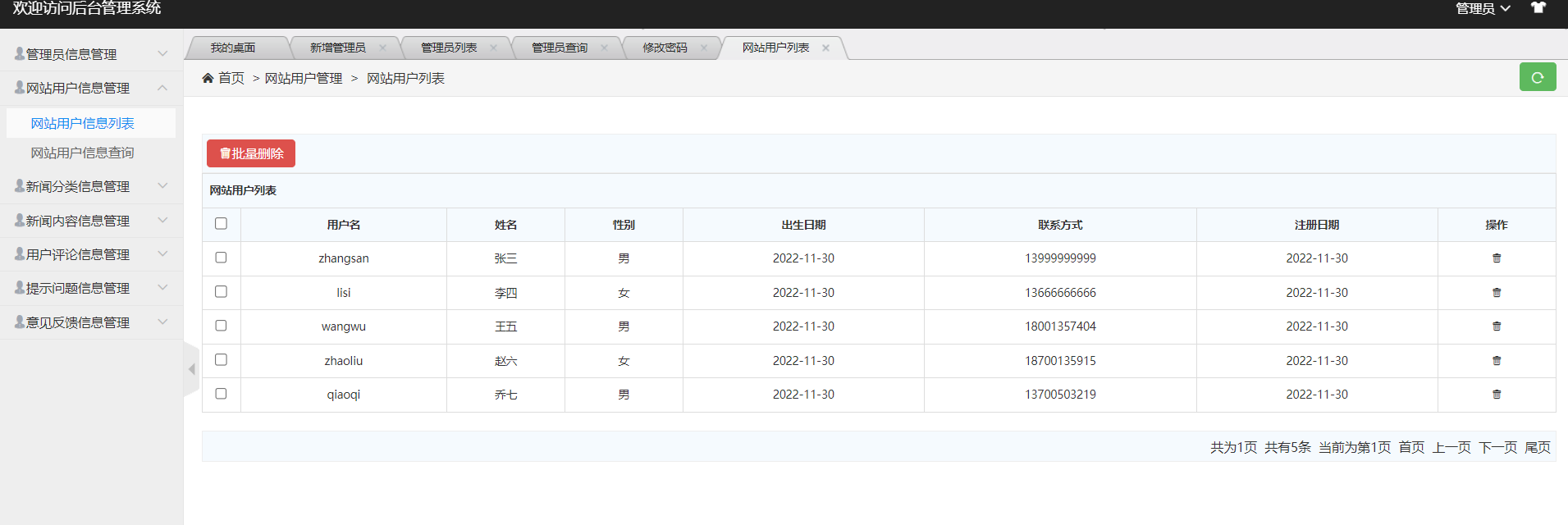 java ssm 新闻发布管理系统源代码jsp项目设计源码文档mysql