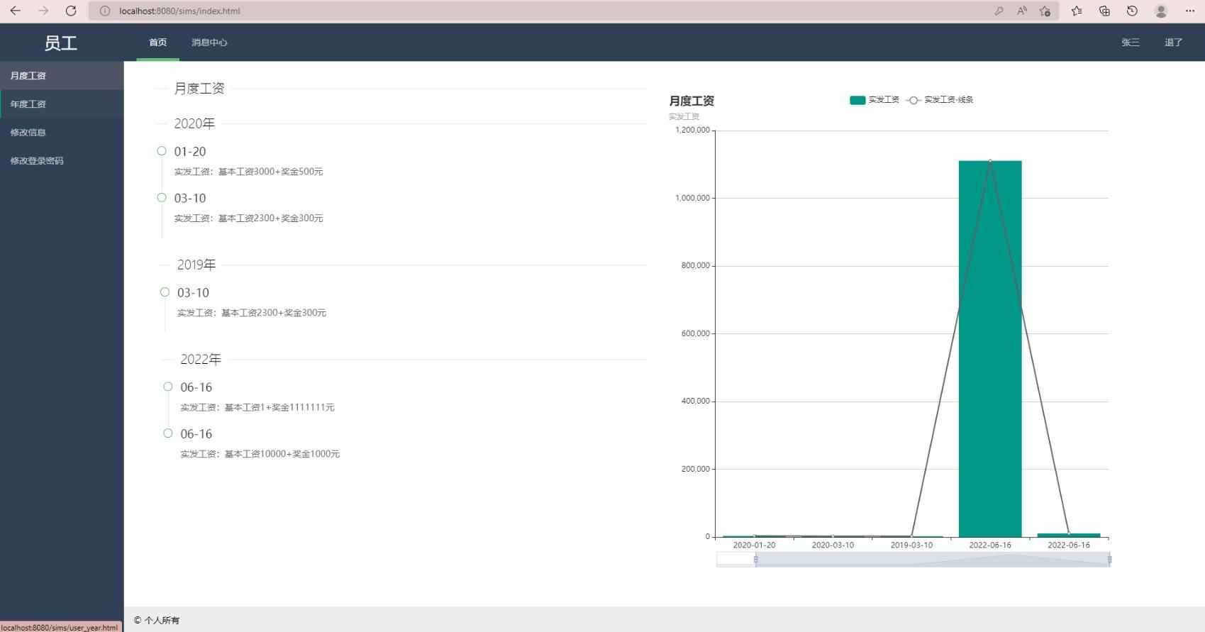 ssm工资信息管理系统java公司企业部门员工薪资管理jsp源码数据库