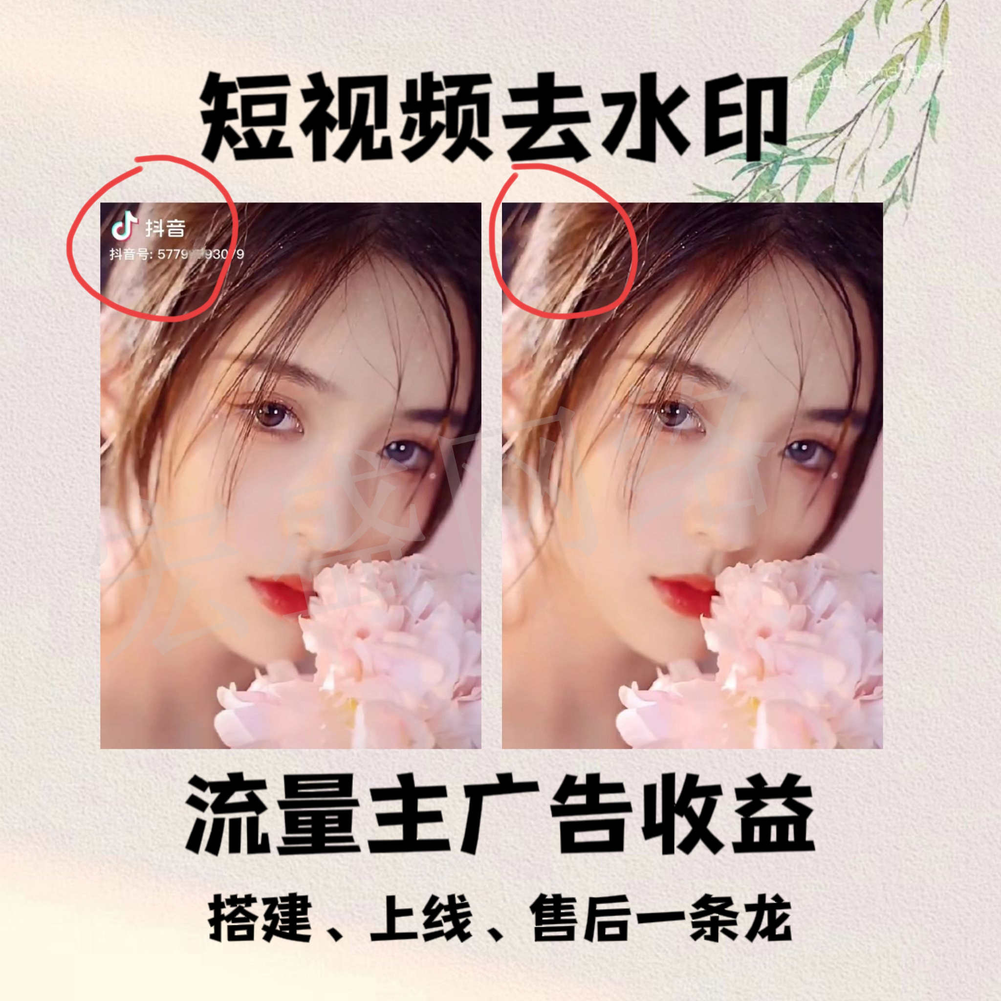 短视频去水印小程序搭建去水印小程序源码批量去水印软件工具无水