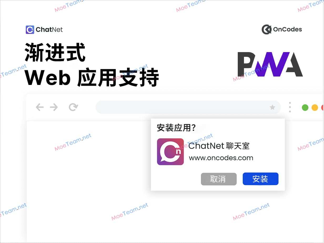 ChatNet v1.9 汉化版 - PHP 在线聊天室和私人聊天程序源码