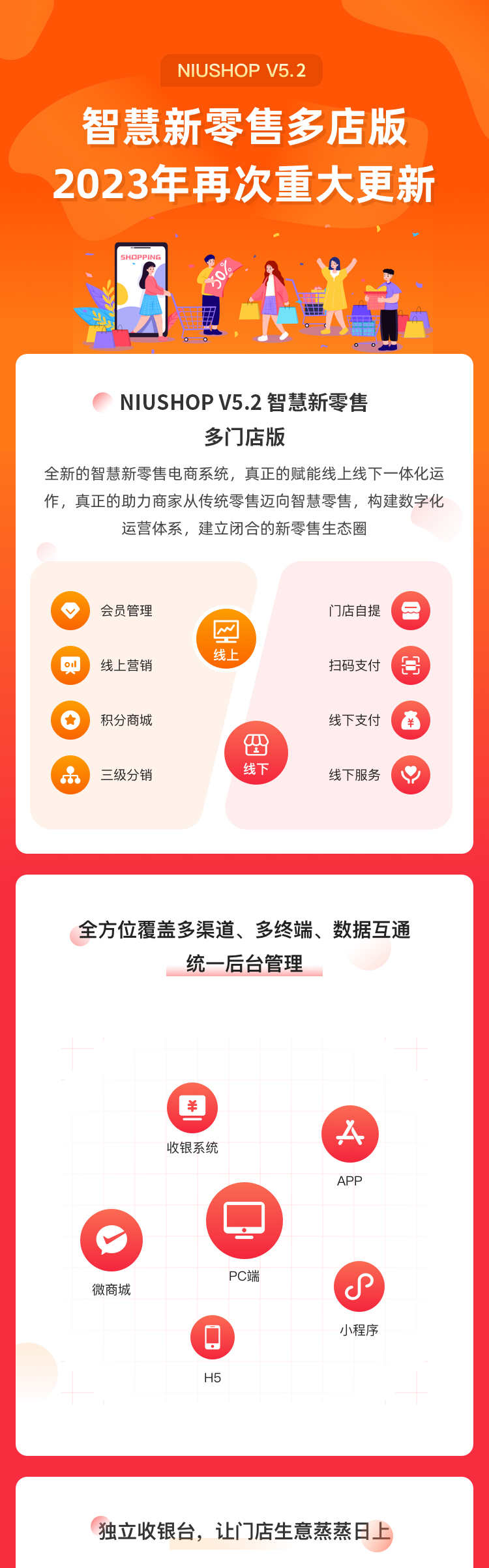 Niushop商用授权 单商户V5多门店官方授权 多端源码插件在线升级
