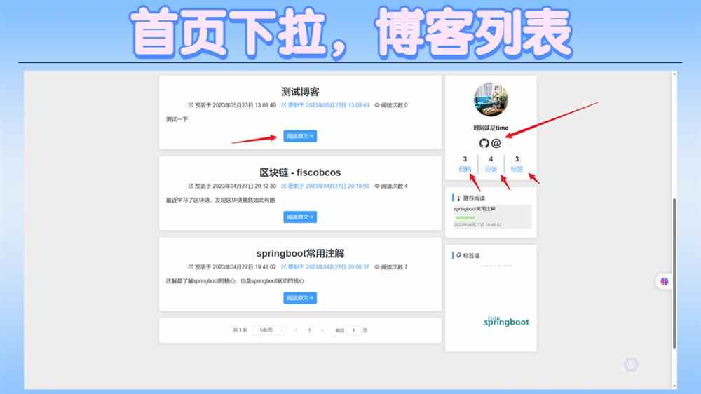 技术springboot文档博客Java项目系统vue源码个人个人论坛