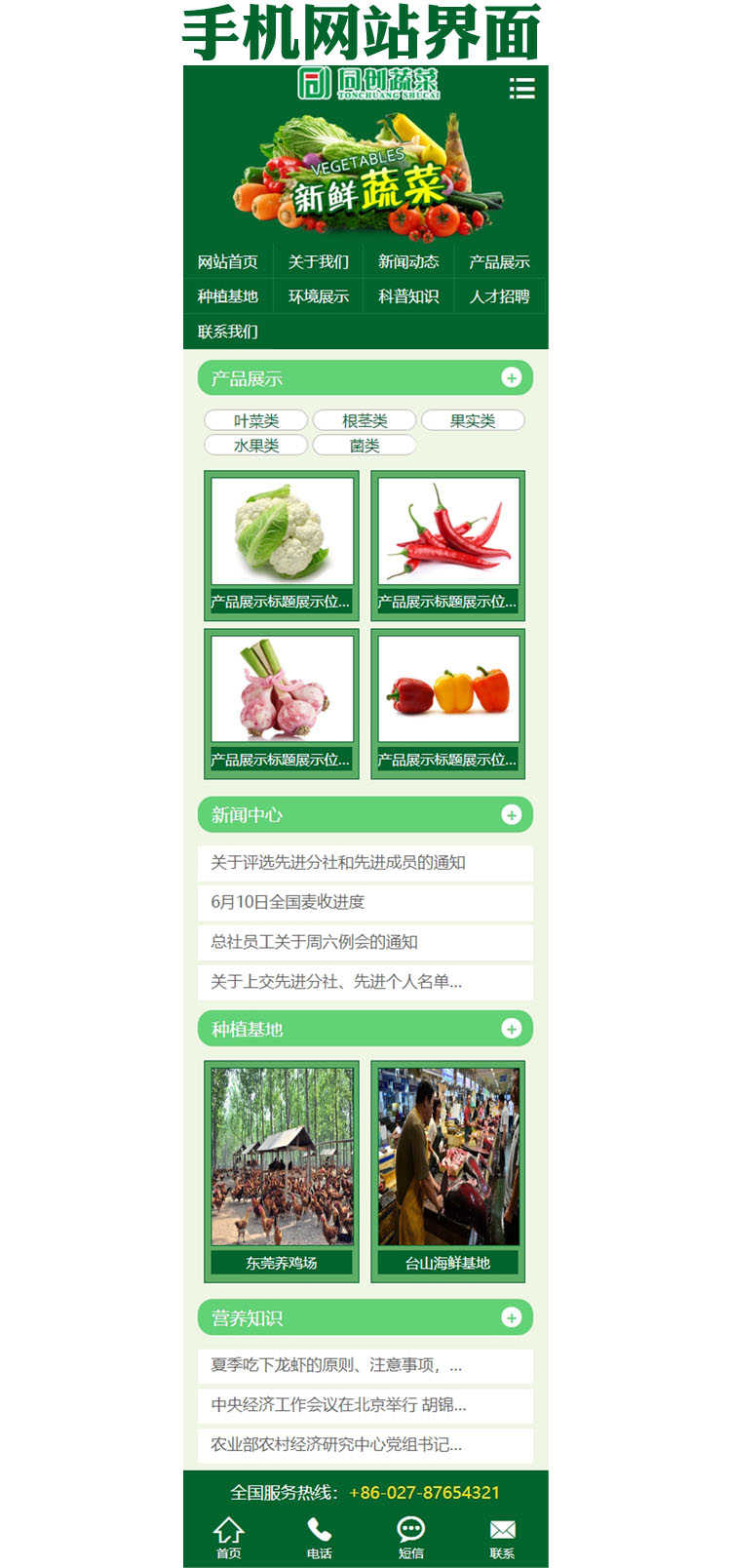 促销农产品蔬菜网站源码程序 ASP水果网站程序模板带手机网站