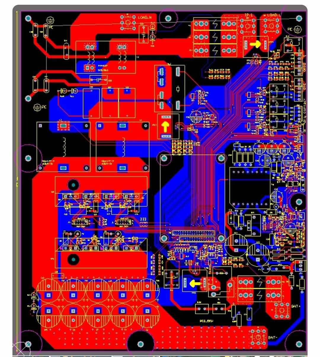 储能双向逆变器设计资料原理图pcb源代码并网离网充电放电切换